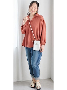 nissen Smile Modelsさん（レディース・173cm）の夏コーディネート