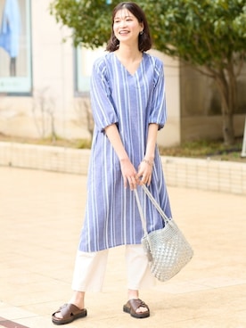 nissen Smile Modelsさん（レディース・168cm）の春コーディネート