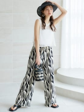 nissen Smile Modelsさん（レディース・167cm）の春コーディネート