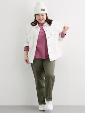 nissen Smile Modelsさん（レディース・158cm）の冬コーディネート