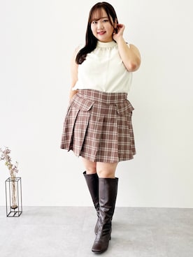 nissen Smile Modelsさん(レディース・158cm)の秋コーディネート