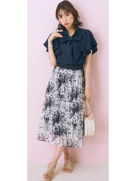 nissen Smile Modelsさん（レディース・162cm）の春コーディネート