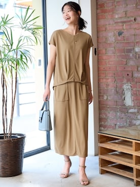 nissen Smile Modelsさん（レディース・168cm）の春コーディネート