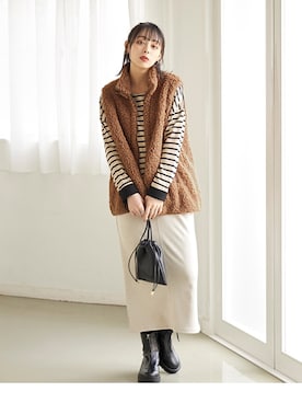 nissen Smile Modelsさん（レディース・165cm）の秋コーディネート