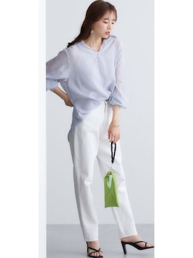 nissen Smile Modelsさん（レディース・166cm）の夏コーディネート