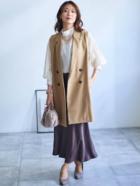 nissen Smile Modelsさん（レディース・163cm）の秋コーディネート