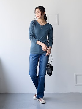 nissen Smile Modelsさん（レディース・166cm）の夏コーディネート