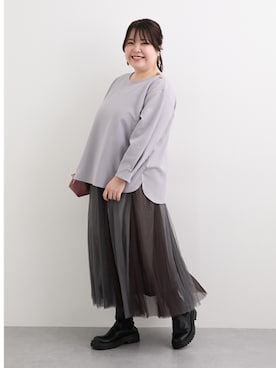 nissen Smile Modelsさん（レディース・158cm）の秋コーディネート