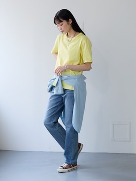 nissen Smile Modelsさん（レディース・166cm）の春コーディネート