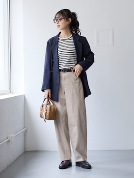nissen Smile Modelsさん（レディース・165cm）の秋コーディネート