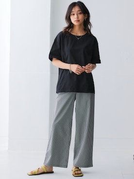 nissen Smile Modelsさん（レディース・163cm）の春コーディネート