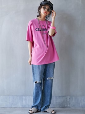 nissen Smile Modelsさん(レディース・163cm)の夏コーディネート
