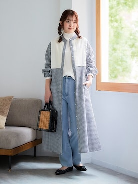 nissen Smile Modelsさん（レディース・160cm）の冬コーディネート