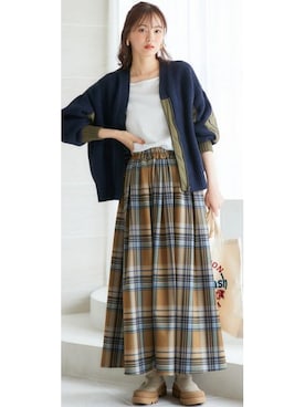 nissen Smile Modelsさん（レディース・166cm）の夏コーディネート