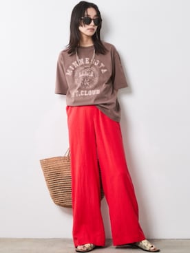 nissen Smile Modelsさん（レディース・163cm）の春コーディネート