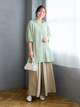 nissen Smile Modelsさん（レディース・160cm）の春コーディネート