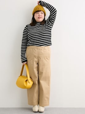 「nissen（ニッセン）のアイテム」を使った、nissen Smile Modelsさん（レディース・158cm）の冬コーディネート