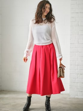 nissen Smile Modelsさん（レディース・168cm）の秋コーディネート