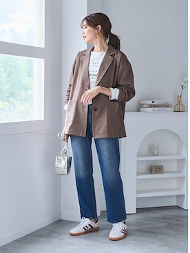 nissen Smile Modelsさん（レディース・165cm）の冬コーディネート