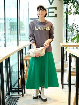 nissen Smile Modelsさん（レディース・169cm）の冬コーディネート