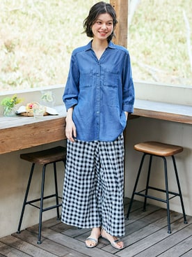 nissen Smile Modelsさん（レディース・166cm）の春コーディネート