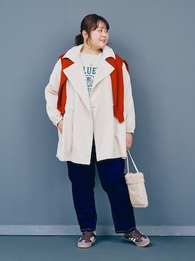 nissen Smile Modelsさん（レディース・165cm）の秋コーディネート