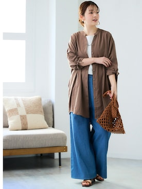 nissen Smile Modelsさん（レディース・160cm）の春コーディネート