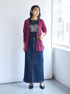 nissen Smile Modelsさん（レディース・165cm）の夏コーディネート