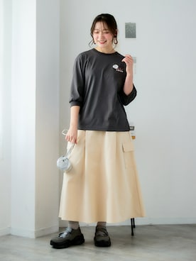 nissen Smile Modelsさん(レディース・164cm)の冬コーディネート