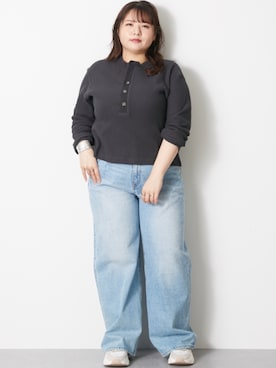 nissen Smile Modelsさん(レディース・157cm)の冬コーディネート