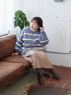 nissen Smile Modelsさん（レディース・158cm）の秋コーディネート
