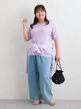 nissen Smile Modelsさん(レディース・160cm)の春コーディネート