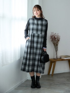 nissen Smile Modelsさん（レディース・160cm）の秋コーディネート