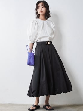 nissen Smile Modelsさん(レディース・163cm)の夏コーディネート