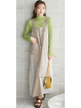 nissen Smile Modelsさん（レディース・166cm）の春コーディネート