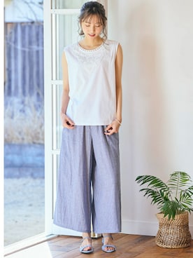 nissen Smile Modelsさん（レディース・164cm）の春コーディネート