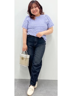 nissen Smile Modelsさん（レディース・155cm）の夏コーディネート