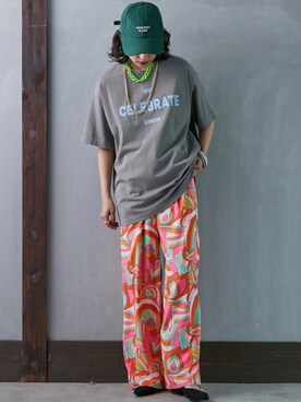 nissen Smile Modelsさん(レディース・163cm)の夏コーディネート