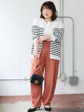 nissen Smile Modelsさん（レディース・158cm）の冬コーディネート