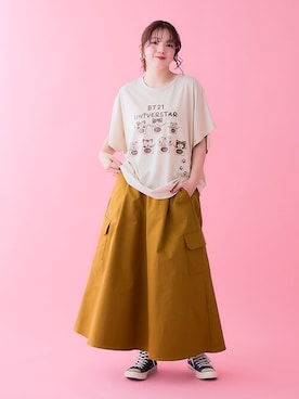 nissen Smile Modelsさん(レディース・160cm)の春コーディネート