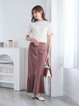 nissen Smile Modelsさん（レディース・165cm）の春コーディネート