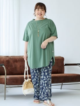 nissen Smile Modelsさん（レディース・158cm）の夏コーディネート
