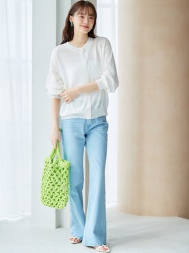 nissen Smile Modelsさん（レディース・167cm）の春コーディネート