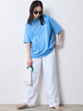 「CHIC STYLE」｜nissen Smile Modelsさん（レディース・163cm）の夏コーディネート