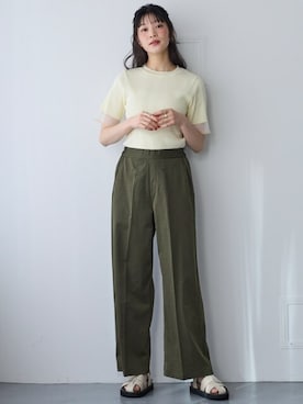 nissen Smile Modelsさん（レディース・166cm）の春コーディネート