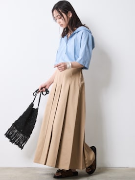 「skirt」｜nissen Smile Modelsさん（レディース・163cm）の夏コーディネート