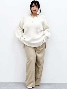 nissen Smile Modelsさん（レディース・157cm）の秋コーディネート