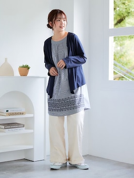 nissen Smile Modelsさん（レディース・160cm）の冬コーディネート