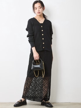 「CHIC STYLE」｜「アイテム（ワンピース/ドレス）」を使った、nissen Smile Modelsさん（レディース・163cm）の春コーディネート