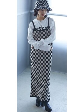 nissen Smile Modelsさん（レディース・167cm）の夏コーディネート